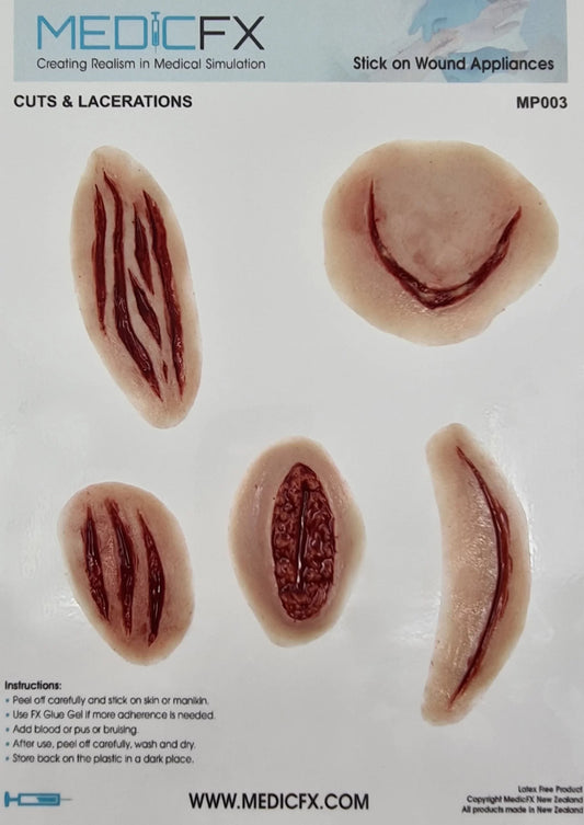 MP003 Cuts & Lacerations - stick on wounds image 0