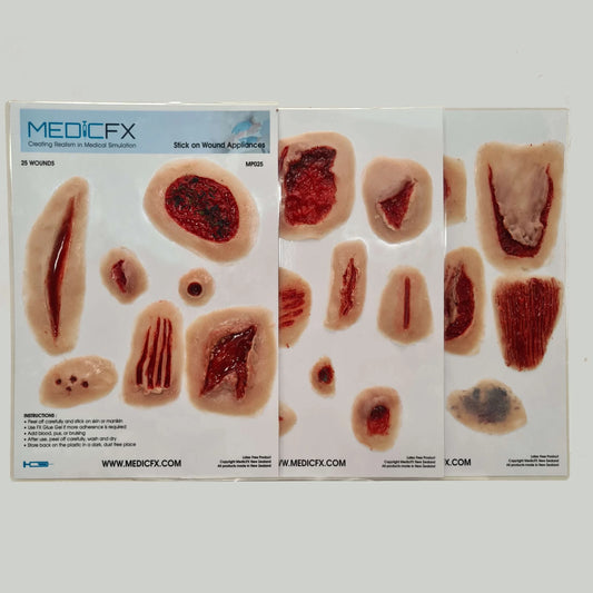 MP025 Sheet Trauma 25 Wounds image 1