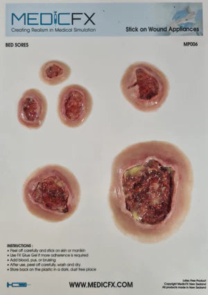 MP006 Sheet of Bedsores moulage image 0