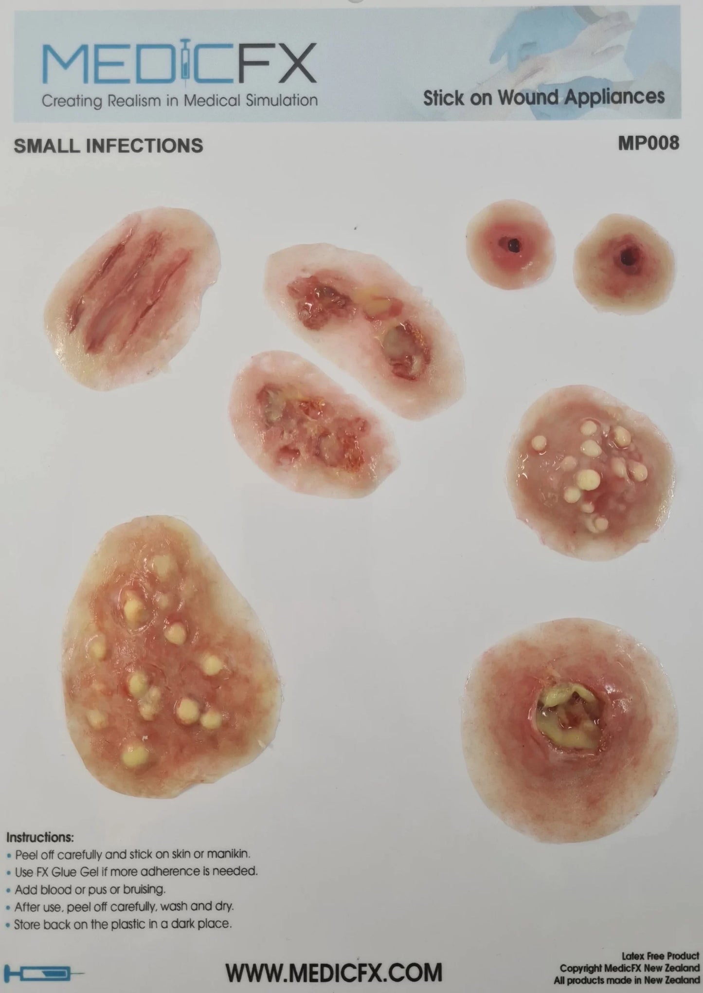 MP008 Sheet Small Moulage Infections image 0