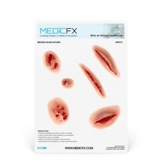 MP015-L Sheet Broken Glass Wounds