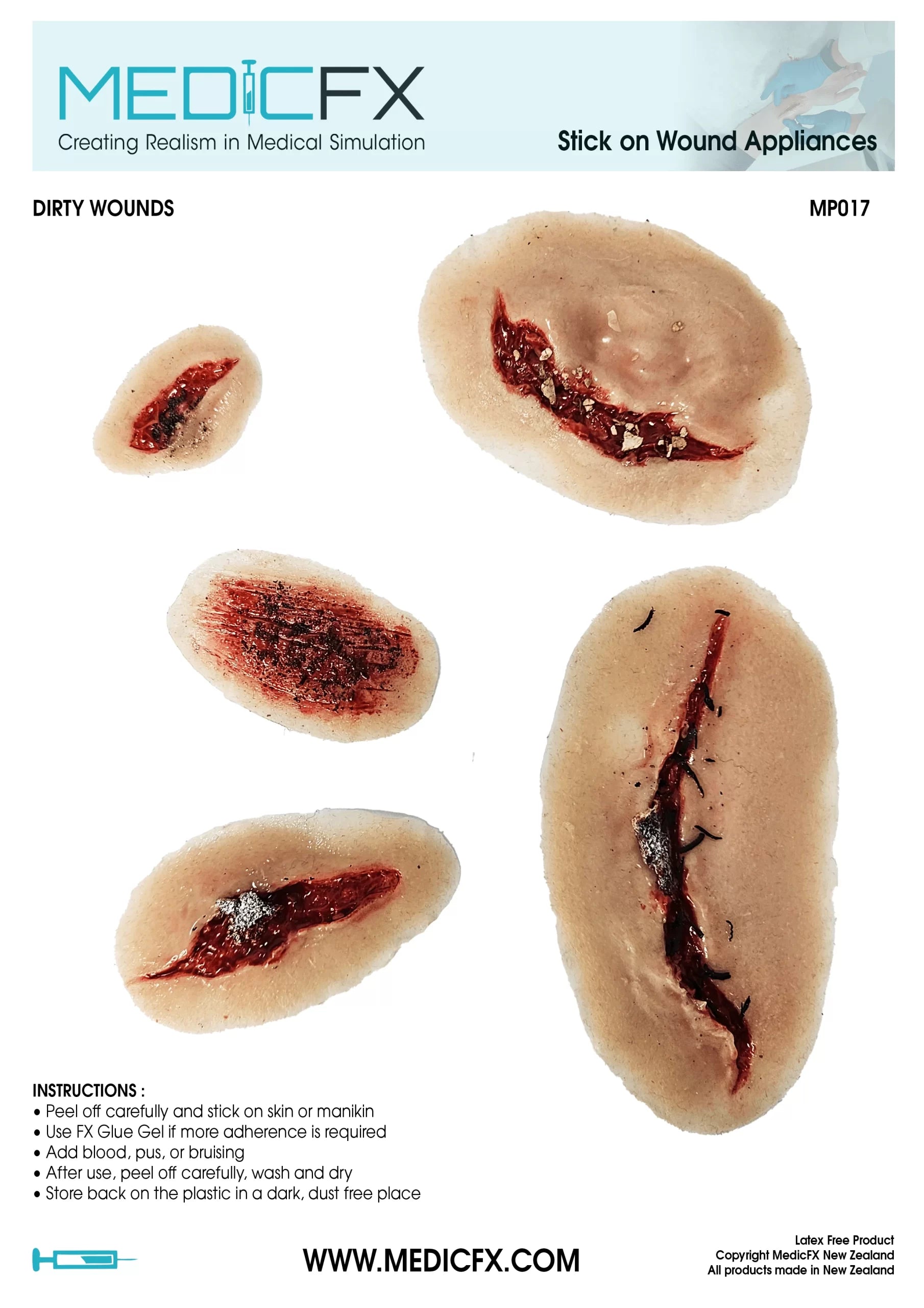MP17 Sheet Dirty Wounds image 0