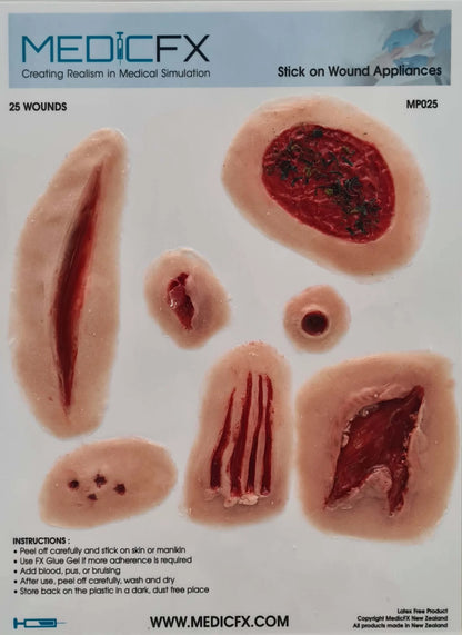 MP025 Sheet Trauma 25 Wounds image 3