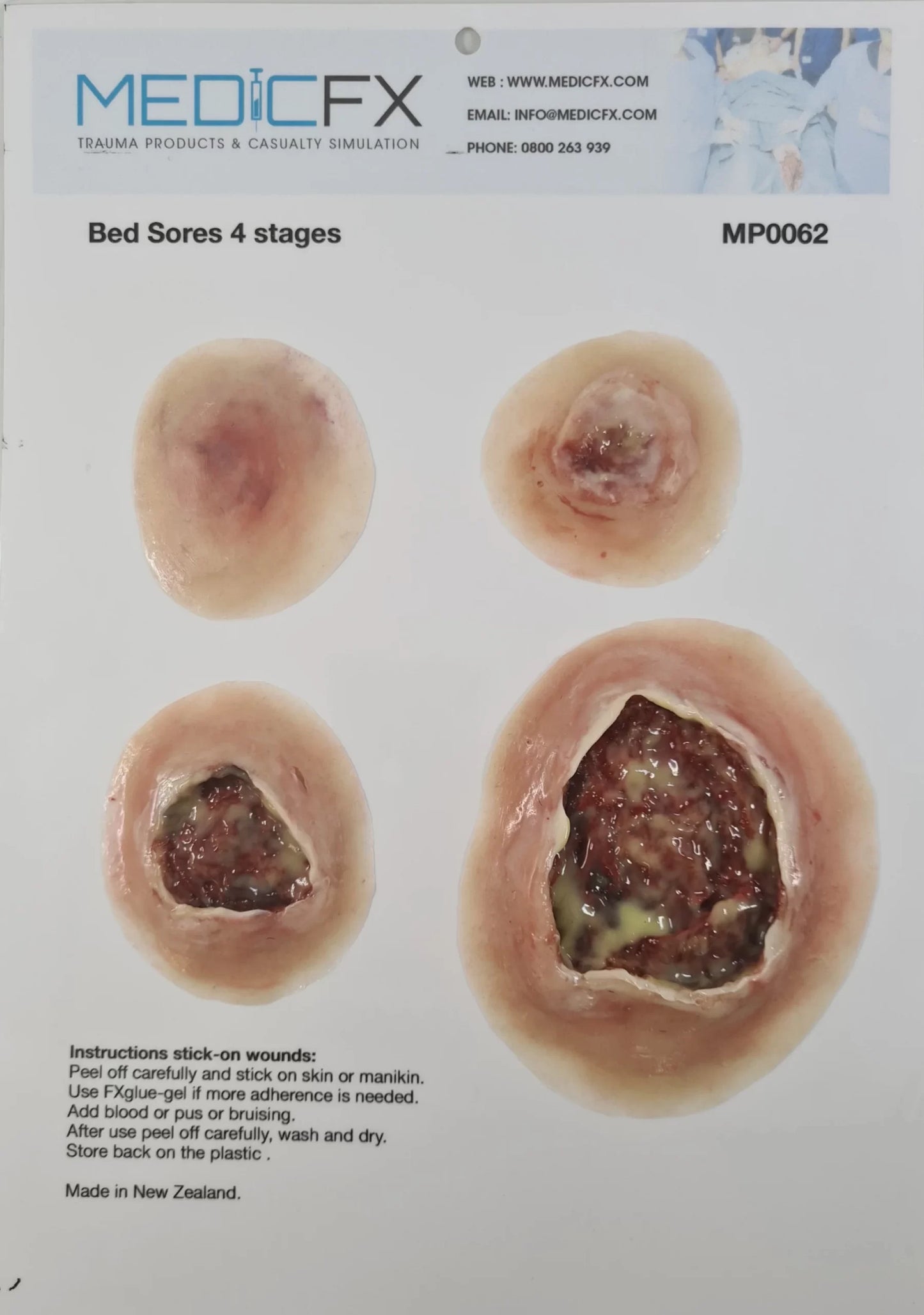 MP0062 Sheet Bedsores 4 Stages image 0