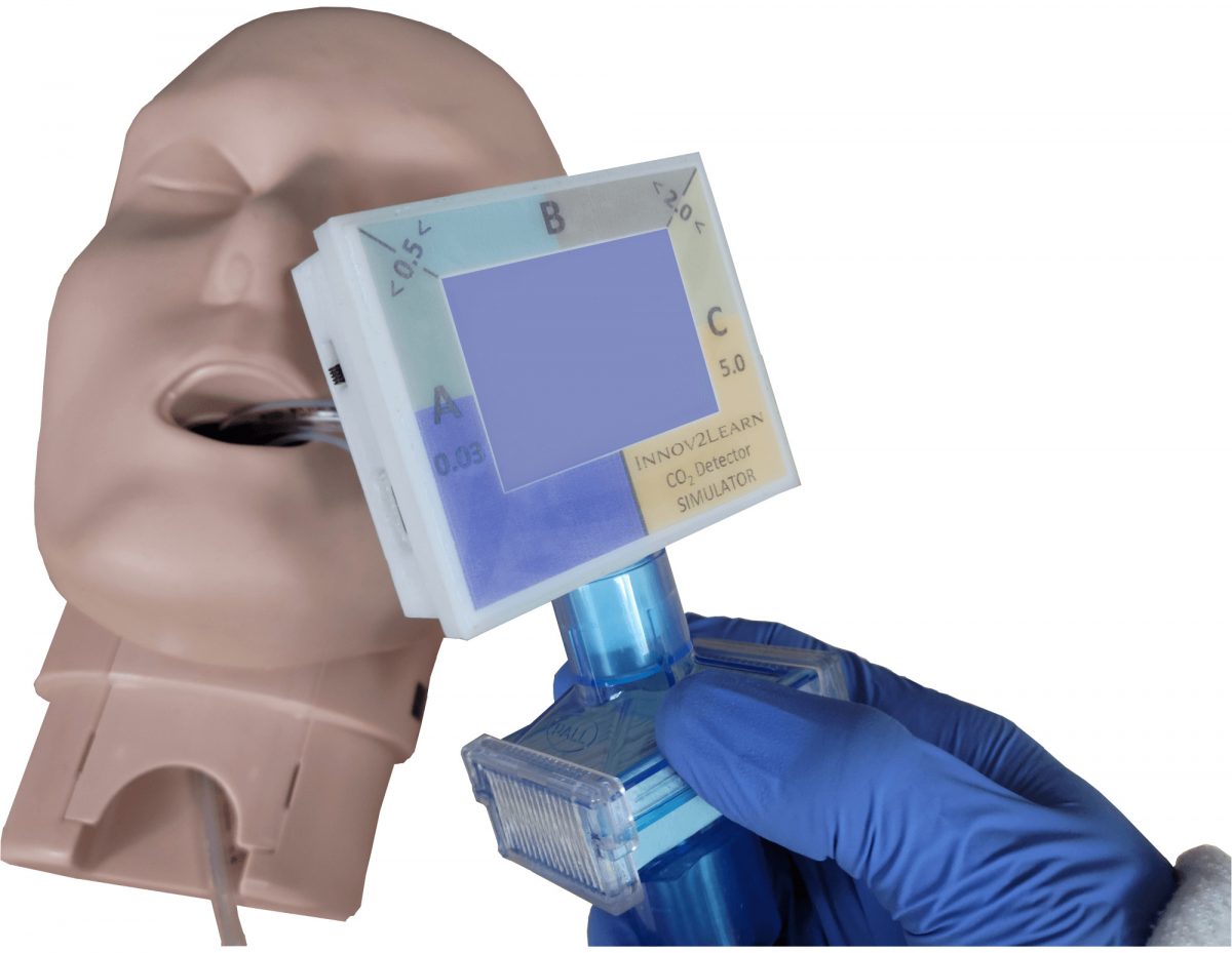 Simulated colorimetric CO2 detector image 1