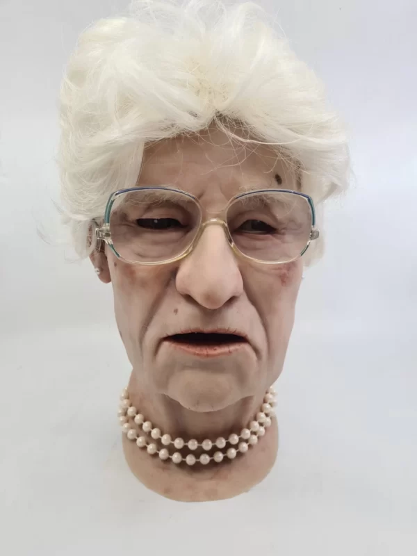 Eldery female manikin face