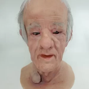 MSURG316 Amos With Neck Wound - SimMan Facial Overlay